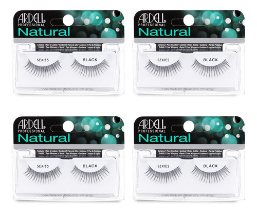 Ardell Pestanas Postizas Naturales Color Negro (4 Unidades)