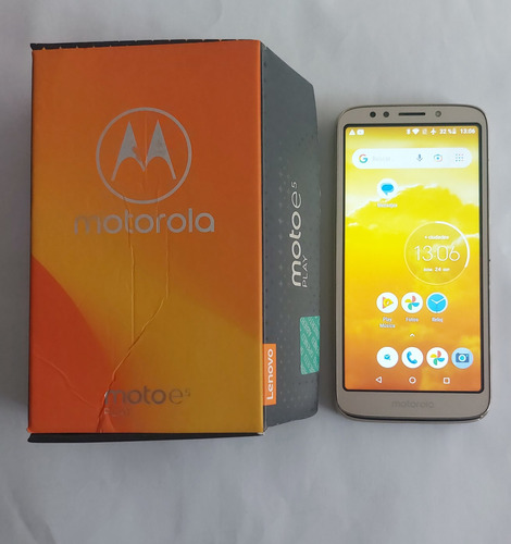 Celular Smartphone Motorola E5 Play + Funda Anti Golpes 