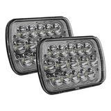 2 Faros Osun® De Led Delanteros H654 45w De 7 Pulgadas Alta Intensidad Para Jeep Con Luz Alta Y Baja En El Mismo Foco