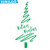 Vinilo Arbol De Navidad - Para Vidriera