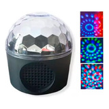 Parlante Bluetooth Proyector Bola Disco Luces Led Fiesta