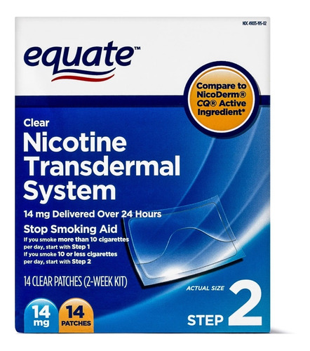 Equiparar Transdérmico De Nicotina Parches De Sistema 14