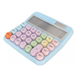 Calculadora Colorida, Teclado Mecánico De 12 Dígitos, Eléctr