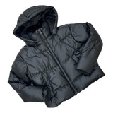 Campera Puffer Ecocuero Importada 