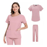 Mujer Uniforme Medico, Conjunto Quirúrgico Filipina Pantalon