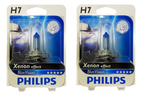 Kit Lamparas Philips H7 Blue Vision Peugeot 206 207 208 307 