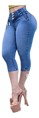 Jeans Mujer Pantalón Colombiano Strech Push Up P191