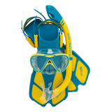 Set Cressi Mini Bonete Infantil Para Snorkel Y Buceo