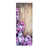 Adesivo Decorativo De Porta Flores Floral Madeira (cod.fm1)