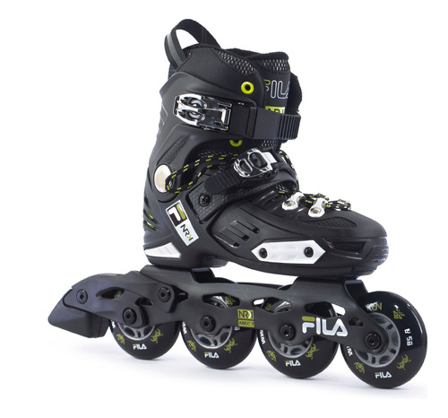 Patins Infantil Profissional Fila Nrk Junior Boy Azul Abec7