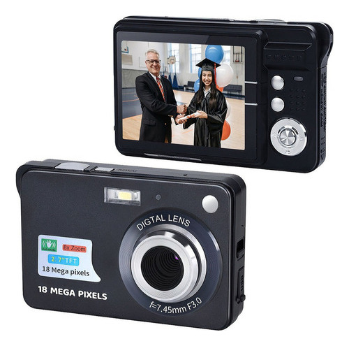 Portable Digital Camera 720p Video Camcorder 18mp Photo 8x 1