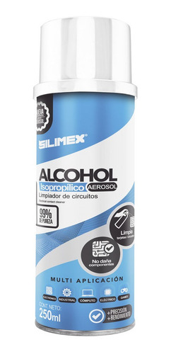 Alcohol Isopropilico En Aerosol Para Limpieza 250 Ml