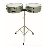 Timbales 13  Y 14  Pulgadas Cromado Century Cntl001