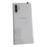 Tapa Para Samsung Note 10 Plus Blanca Con Lente Y Bisel