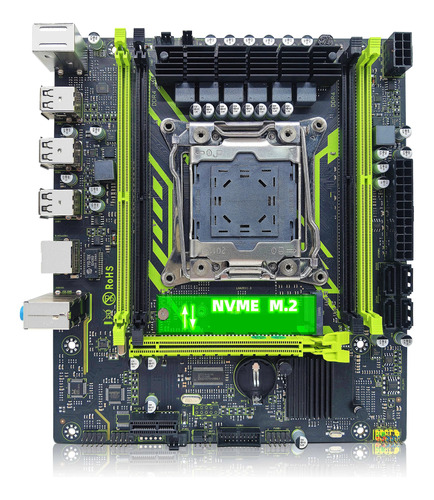 Placa Mãe Zsus X99-8d4 Intel Xeon Lga 2011-3 V3 V4 Ddr4