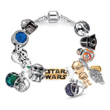 Brazalete Mas Charms De Star Wars 19 Cm