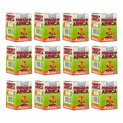 ANAHUAC Pomada de Árnica, Alcanfor y Guayacol, Frasco de 50 g, Alivio Rápido para Golpes, Dolores Musculares y Articulares | Meses sin interés
