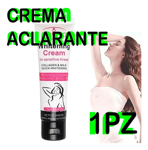 Crema Aichun Beauty Blanqueadora Axilas Con Colágeno Y Leche