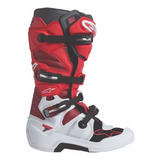 Bota Cross Alpinestars Tech 7(45,5)wh Red Burg-motor Dos