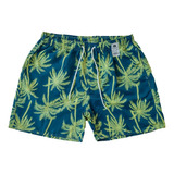 Kit Com 4 Shorts Mauricinho Plus Size Estampado Praia