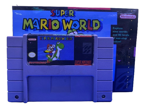 Jogo Fita Super Mario World Super Nintendo Original