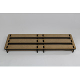 Pedalboard Em Mdf 45x15cm Levemente Inclinado 