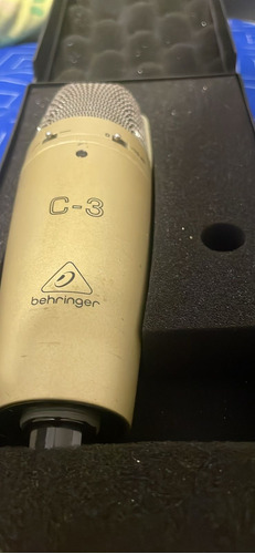 Micrófono Behringer C-3 Condensador Cardioide Color Beige