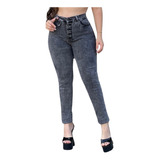 Jeans Mujer Skinny Gris Pantalon Colombiano Push Up