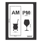 Stencil X 1 Und. Mate Am Vino Pm 21x29cm Noreste Ideas 5105