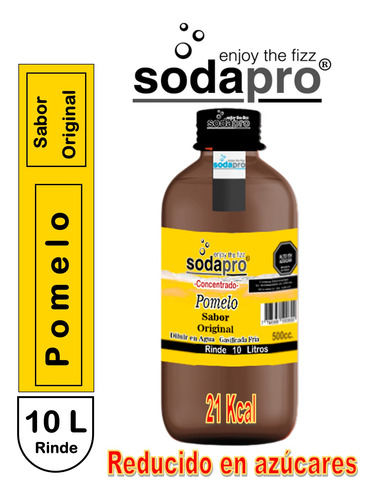 Sodapro Jarabe Concentrado Sabor Pomelo  Bot. X 500cc.