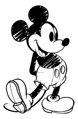 Sticker Calcomania Mickey Mouse Vinil