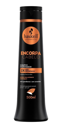 Haskell Shampoo Encorpa Cabelo Embalagem 500ml 