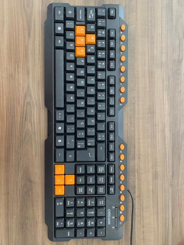 Teclado Gamer Oex Action Tc200  ( Usado ) Semi Novo