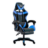 Sillón Silla Gamer Ergonómica Tapizado Cuero Sintético