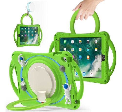 Capa Para Tablet Com Pulseira De Astronauta Para iPad 10