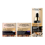 Pack Facial Age Perfect Crema Dia + Noche + Serum Loreal