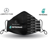 Face Mask  Amg F1 Mercedes Benz  Petronas Sanitizado.