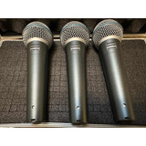 Tres Mic Beta58a Shure Originales De Uso Sin Detalles