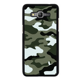 Funda Para Samsung Galaxy Camuflaje Militar Tonos Verde