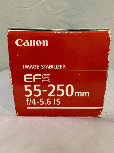 Canon Efs 55-250mm F/4-5.6 Is Lente Con Estabilizador Imagen