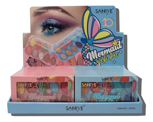 *** Sombras Mermaid Wish Star Sirena Eyeshadows 10 Tonos ***