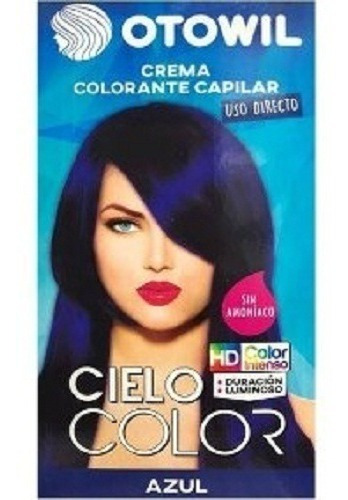 Otowil Tintura Color Fantasía Azul Cielo Color X6unidades