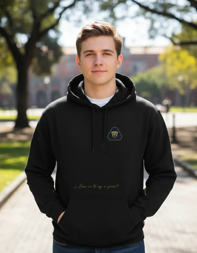 Sudadera Pumas Unam Deportiva Hombre Hoodie Te Voy A Querer | Meses sin interés