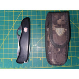 Victorinox Trailmaster 111 Mm Usada Negra Con Funda 