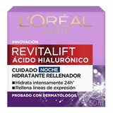 Crema Facial Noche L'oréal Revitalift Ácido Hialurónico 50ml