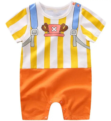 Disfraz Mameluco Anime One Piece Chopper Traje Bebe