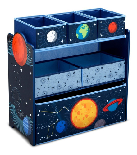 Juguetero Organizador Infantil Espacio Planetas