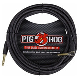 Pig Hog Pch20bkr Cable Para Guitarra O Bajo 6 Metros Angular