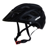 Casco Bicicleta Wolfbase Mtb Naranjo Certificado Ajustable