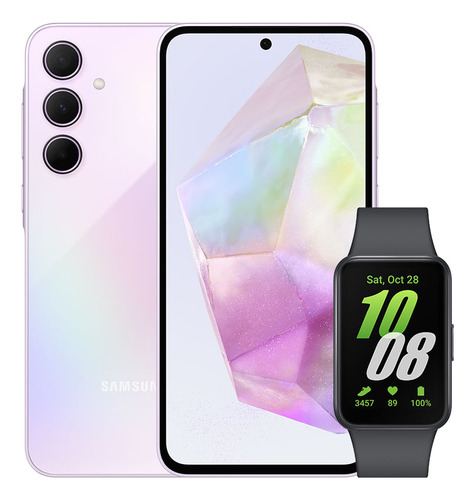 A35 5g (128gb) - Rosa + Galaxy Fit3 - Grafite